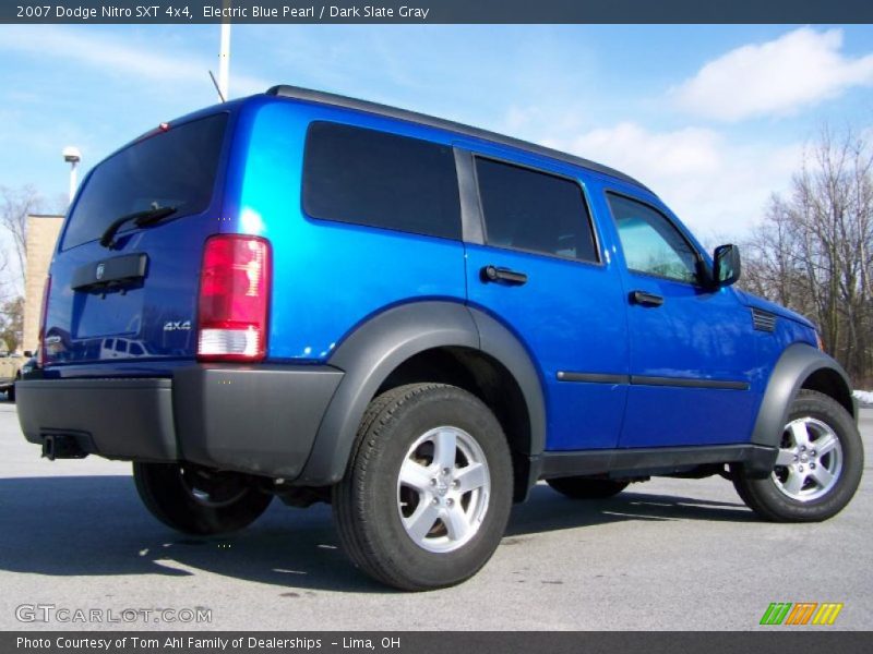 Electric Blue Pearl / Dark Slate Gray 2007 Dodge Nitro SXT 4x4