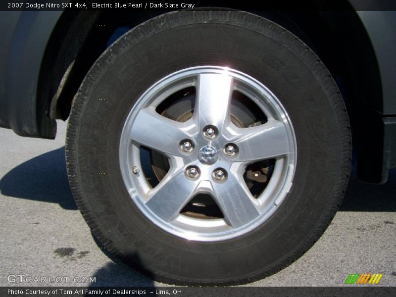 Electric Blue Pearl / Dark Slate Gray 2007 Dodge Nitro SXT 4x4