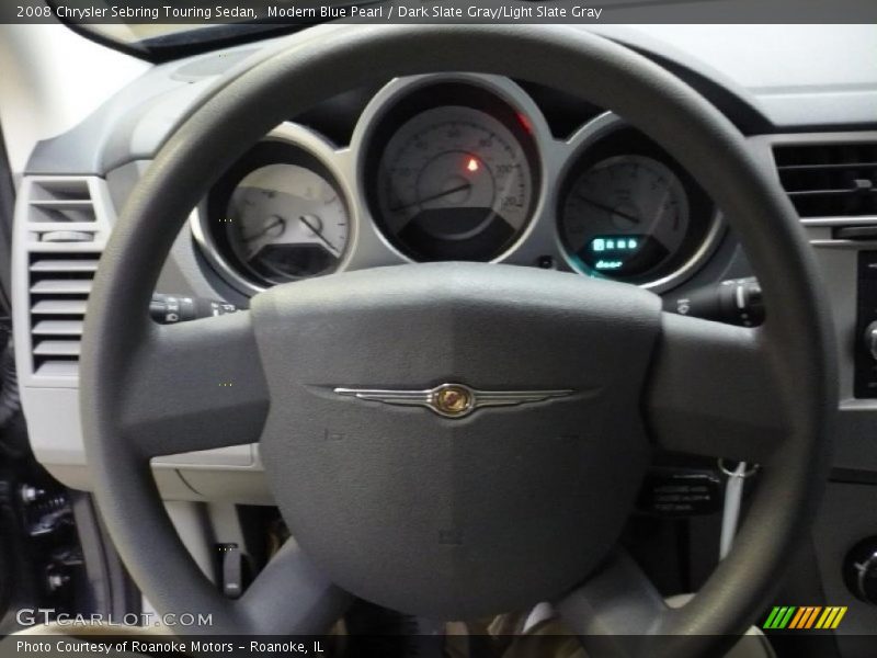 Modern Blue Pearl / Dark Slate Gray/Light Slate Gray 2008 Chrysler Sebring Touring Sedan