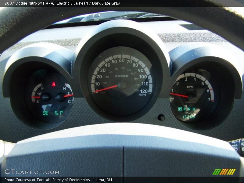 Electric Blue Pearl / Dark Slate Gray 2007 Dodge Nitro SXT 4x4