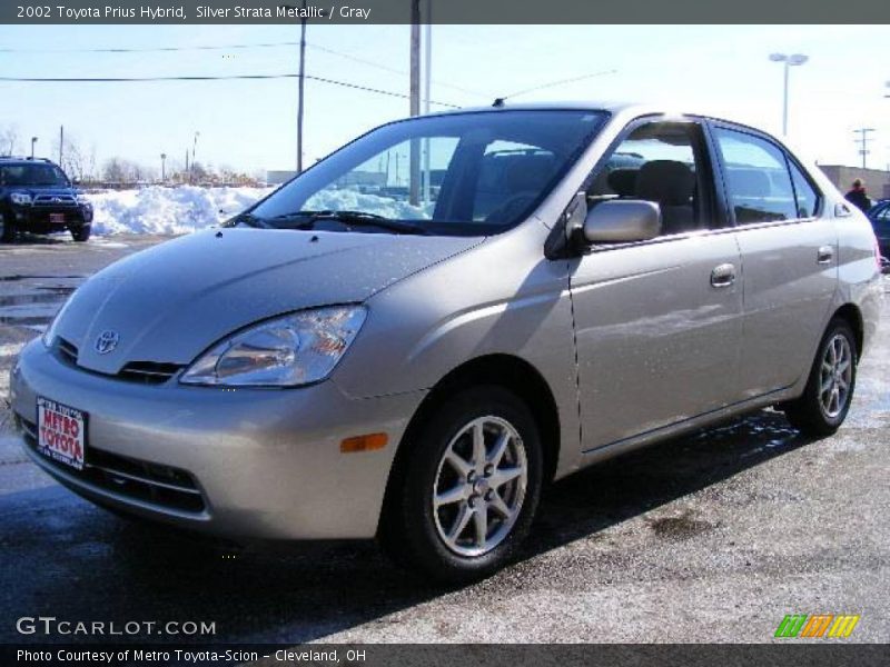 Silver Strata Metallic / Gray 2002 Toyota Prius Hybrid