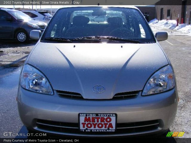 Silver Strata Metallic / Gray 2002 Toyota Prius Hybrid