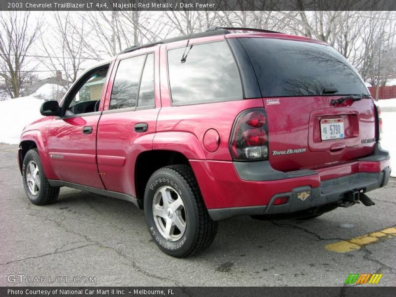 Majestic Red Metallic / Dark Pewter 2003 Chevrolet TrailBlazer LT 4x4