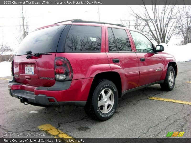 Majestic Red Metallic / Dark Pewter 2003 Chevrolet TrailBlazer LT 4x4