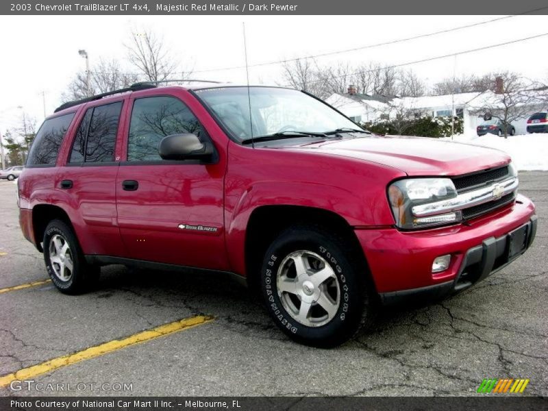 Majestic Red Metallic / Dark Pewter 2003 Chevrolet TrailBlazer LT 4x4