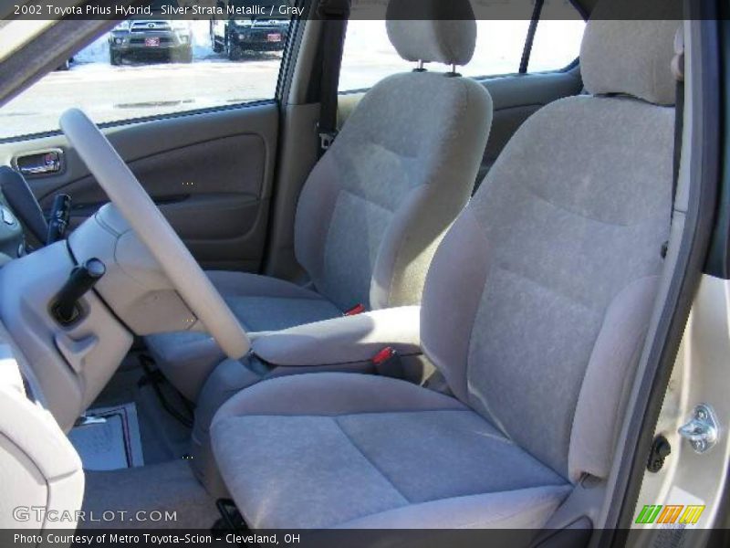Silver Strata Metallic / Gray 2002 Toyota Prius Hybrid