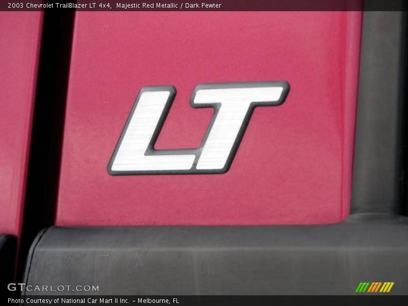 Majestic Red Metallic / Dark Pewter 2003 Chevrolet TrailBlazer LT 4x4