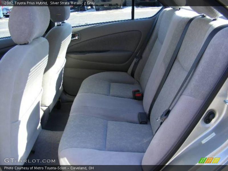 Silver Strata Metallic / Gray 2002 Toyota Prius Hybrid