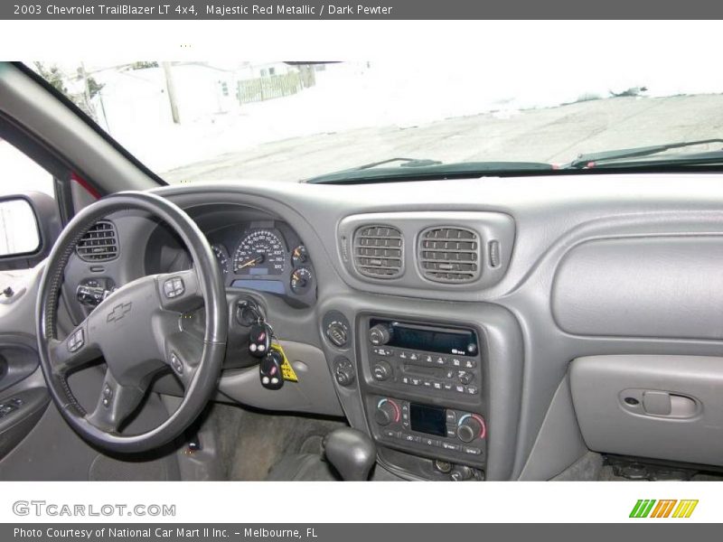 Majestic Red Metallic / Dark Pewter 2003 Chevrolet TrailBlazer LT 4x4