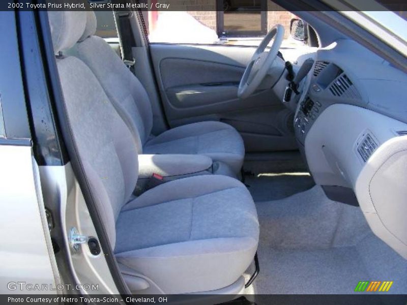 Silver Strata Metallic / Gray 2002 Toyota Prius Hybrid