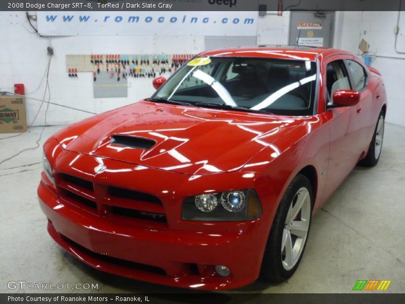 TorRed / Dark Slate Gray 2008 Dodge Charger SRT-8