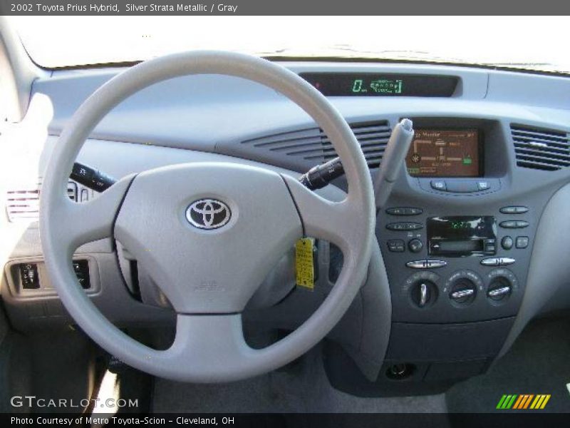Silver Strata Metallic / Gray 2002 Toyota Prius Hybrid