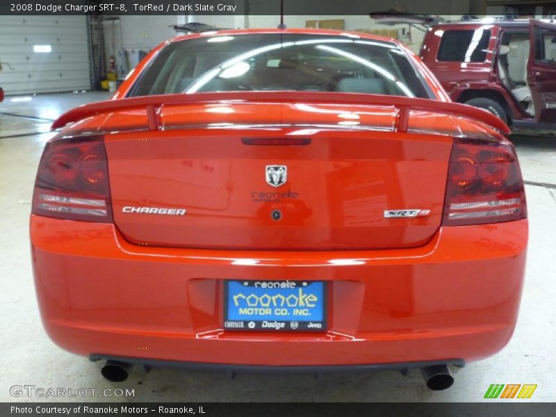 TorRed / Dark Slate Gray 2008 Dodge Charger SRT-8