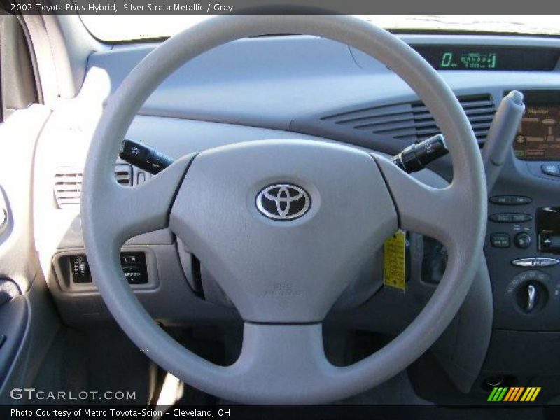 Silver Strata Metallic / Gray 2002 Toyota Prius Hybrid