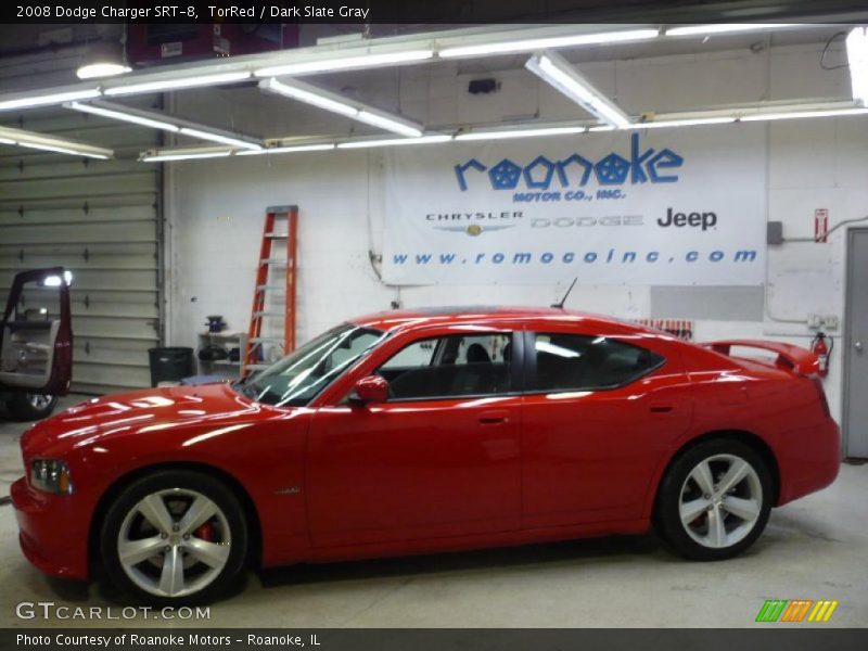 TorRed / Dark Slate Gray 2008 Dodge Charger SRT-8
