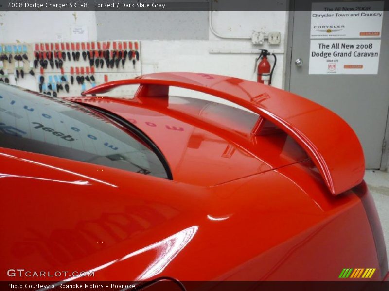 TorRed / Dark Slate Gray 2008 Dodge Charger SRT-8
