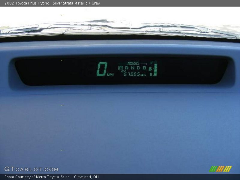 Silver Strata Metallic / Gray 2002 Toyota Prius Hybrid