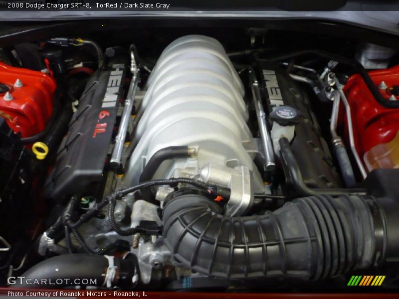 TorRed / Dark Slate Gray 2008 Dodge Charger SRT-8
