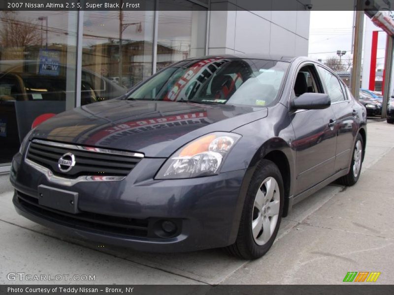Super Black / Frost 2007 Nissan Altima 2.5 S