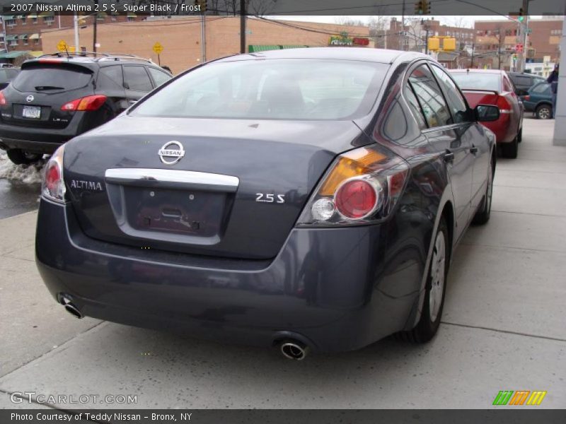 Super Black / Frost 2007 Nissan Altima 2.5 S