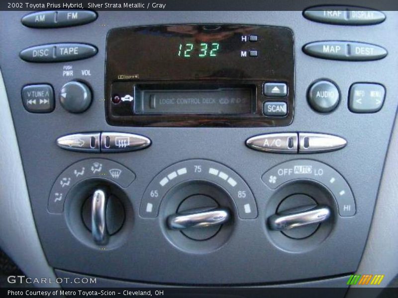 Silver Strata Metallic / Gray 2002 Toyota Prius Hybrid