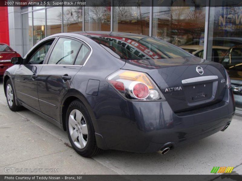 Super Black / Frost 2007 Nissan Altima 2.5 S