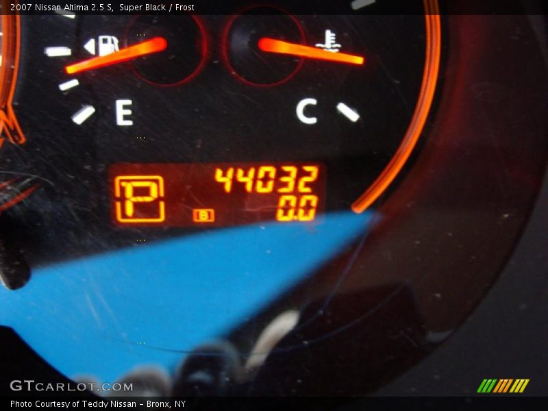 Super Black / Frost 2007 Nissan Altima 2.5 S