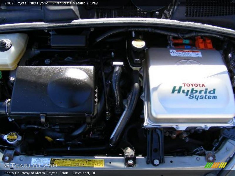 Silver Strata Metallic / Gray 2002 Toyota Prius Hybrid