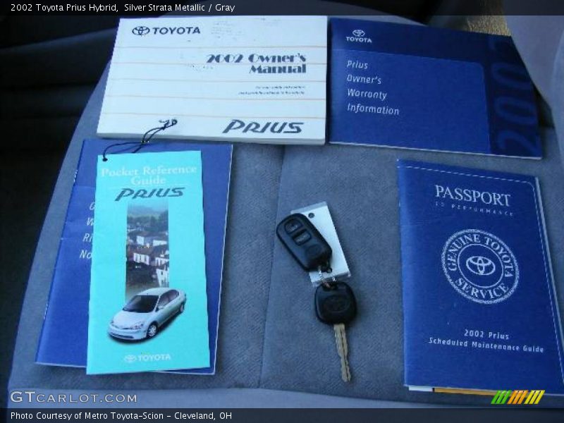 Silver Strata Metallic / Gray 2002 Toyota Prius Hybrid