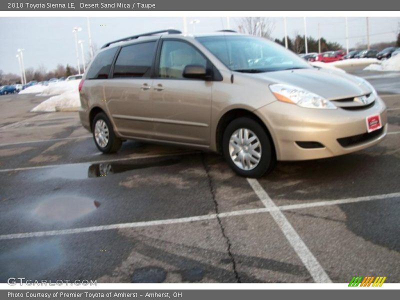 Desert Sand Mica / Taupe 2010 Toyota Sienna LE