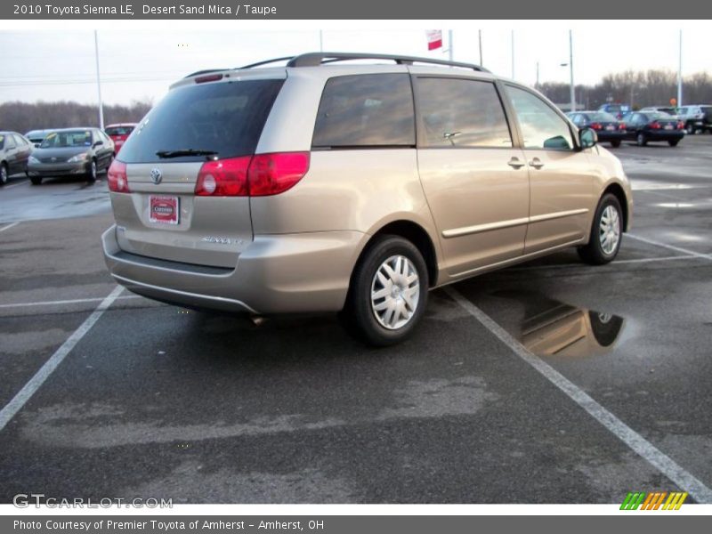 Desert Sand Mica / Taupe 2010 Toyota Sienna LE