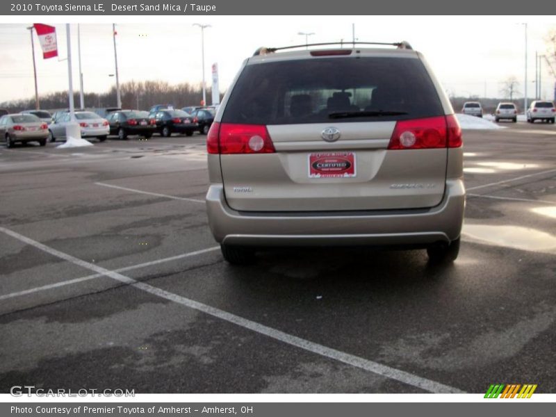 Desert Sand Mica / Taupe 2010 Toyota Sienna LE