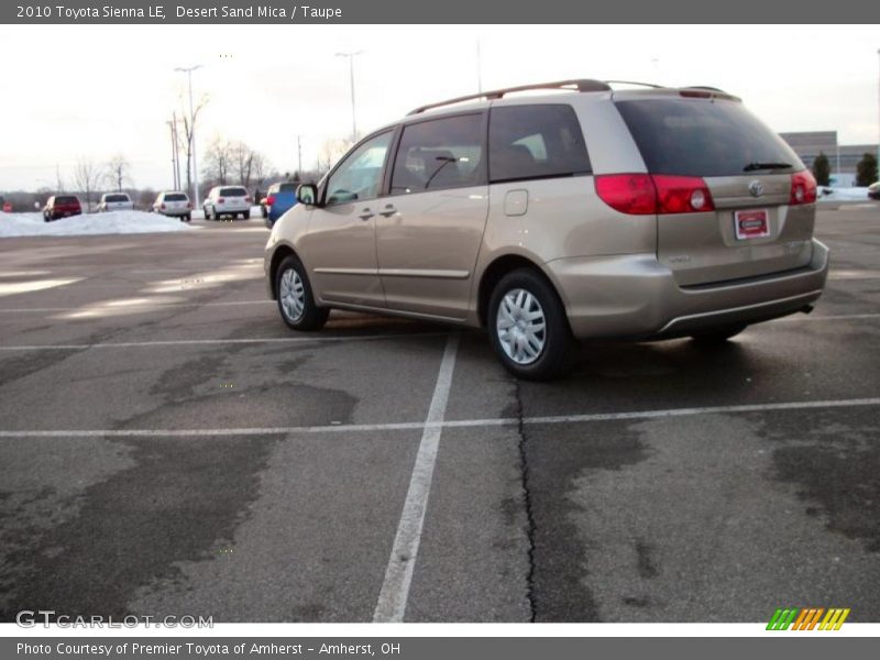 Desert Sand Mica / Taupe 2010 Toyota Sienna LE