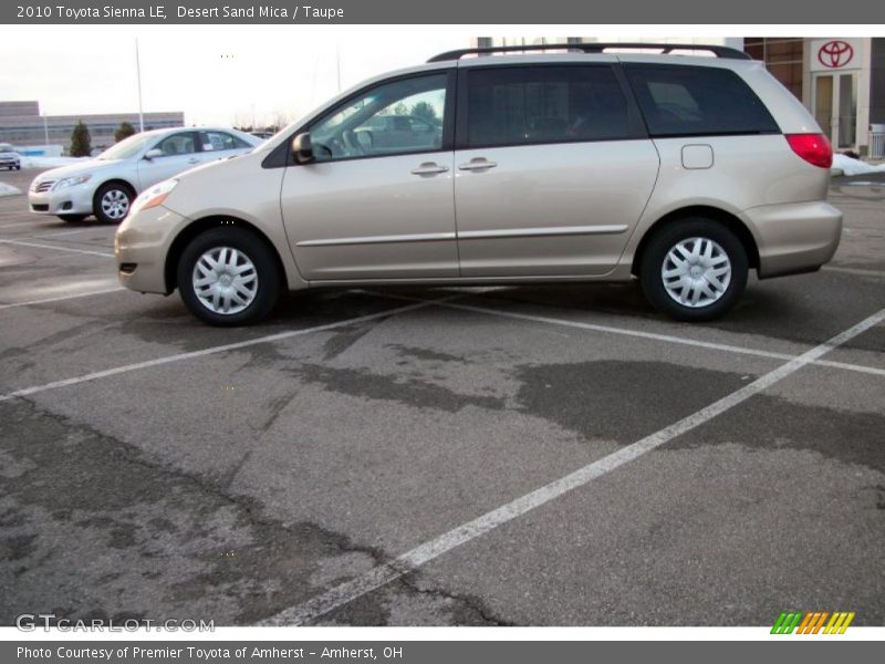 Desert Sand Mica / Taupe 2010 Toyota Sienna LE
