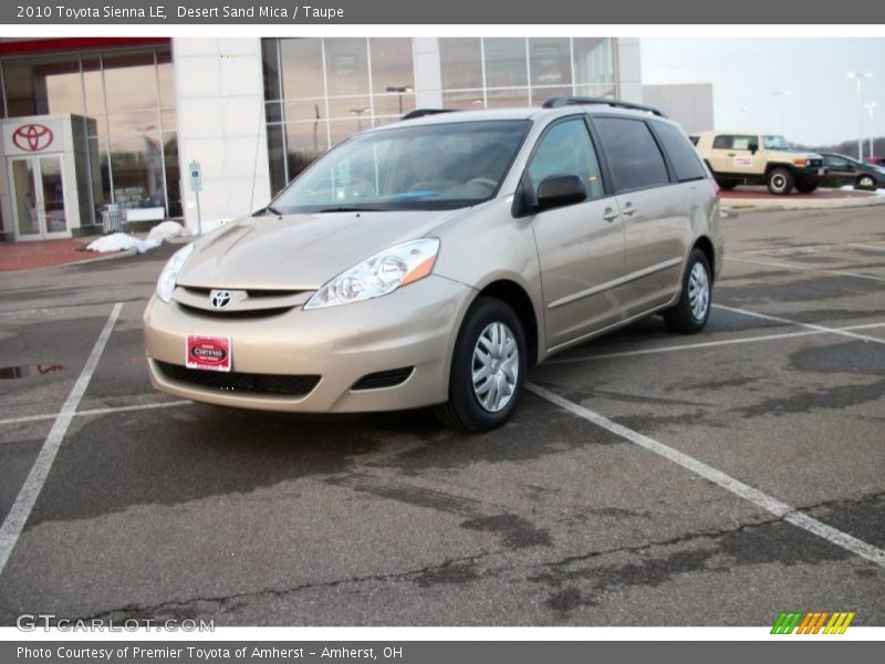 Desert Sand Mica / Taupe 2010 Toyota Sienna LE