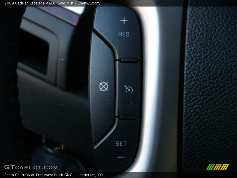 Gold Mist / Ebony/Ebony 2009 Cadillac Escalade AWD