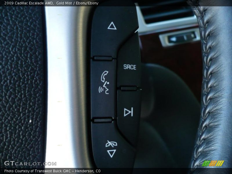 Gold Mist / Ebony/Ebony 2009 Cadillac Escalade AWD