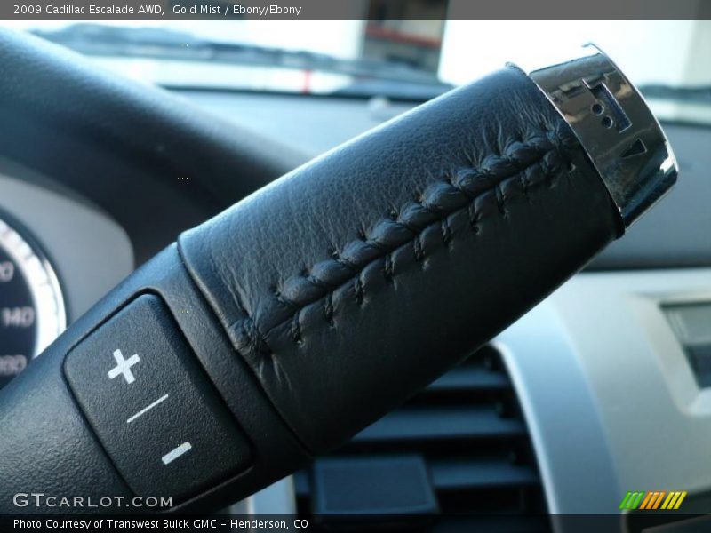 Gold Mist / Ebony/Ebony 2009 Cadillac Escalade AWD