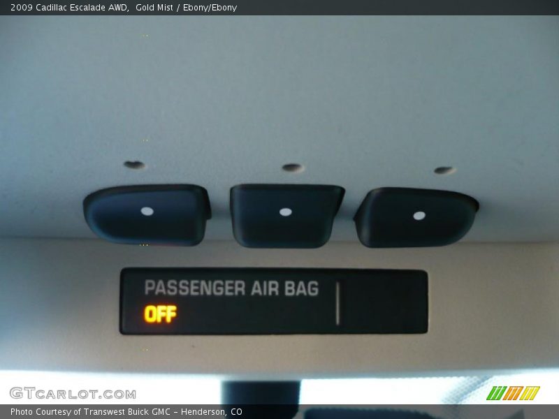Gold Mist / Ebony/Ebony 2009 Cadillac Escalade AWD