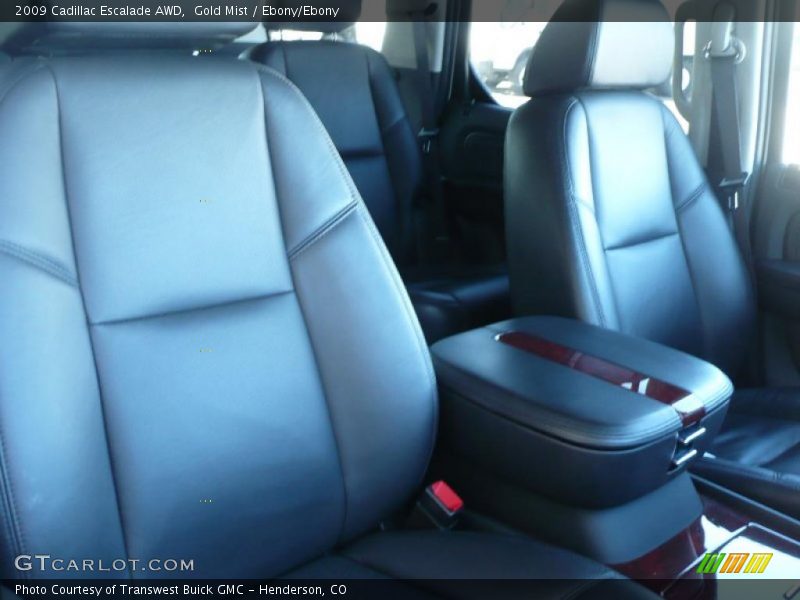 Gold Mist / Ebony/Ebony 2009 Cadillac Escalade AWD