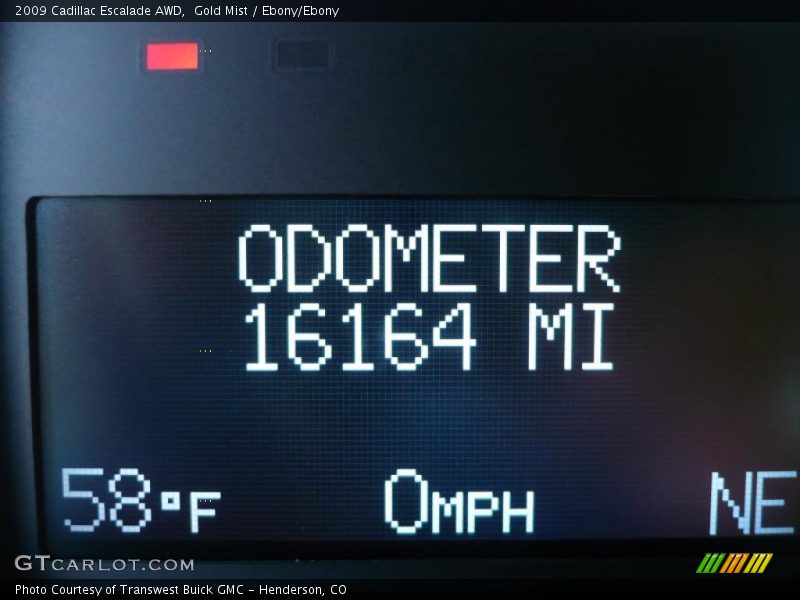 Gold Mist / Ebony/Ebony 2009 Cadillac Escalade AWD