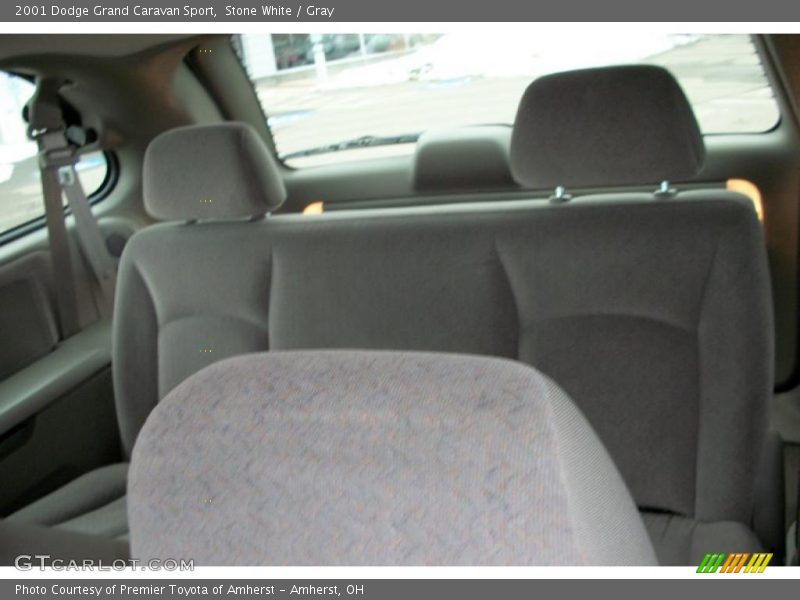 Stone White / Gray 2001 Dodge Grand Caravan Sport