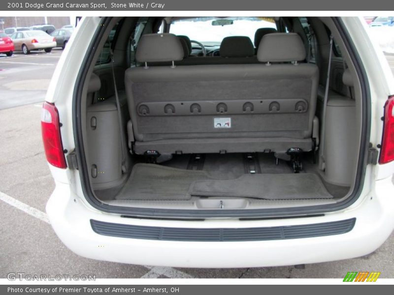Stone White / Gray 2001 Dodge Grand Caravan Sport