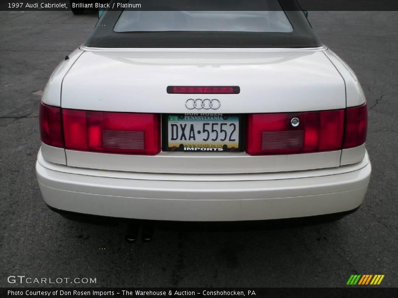 Brilliant Black / Platinum 1997 Audi Cabriolet