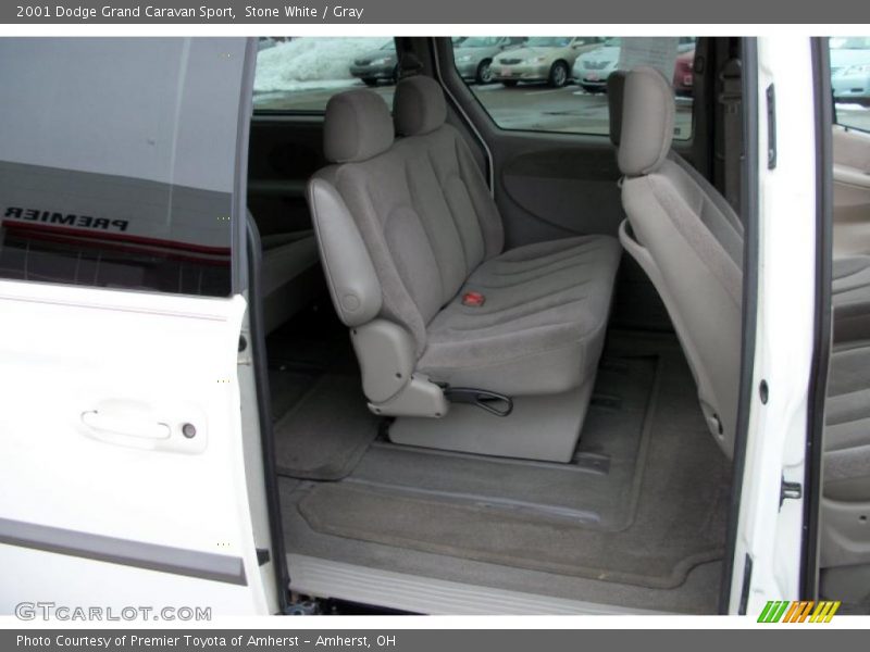 Stone White / Gray 2001 Dodge Grand Caravan Sport