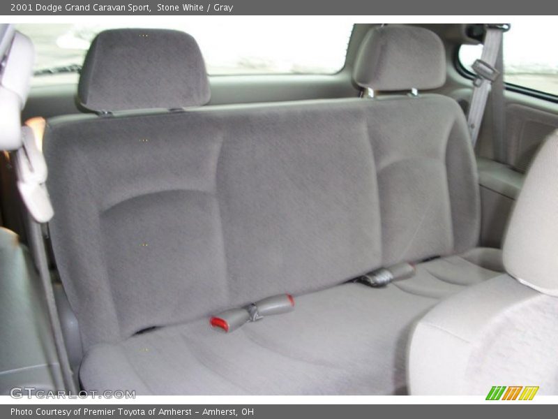 Stone White / Gray 2001 Dodge Grand Caravan Sport