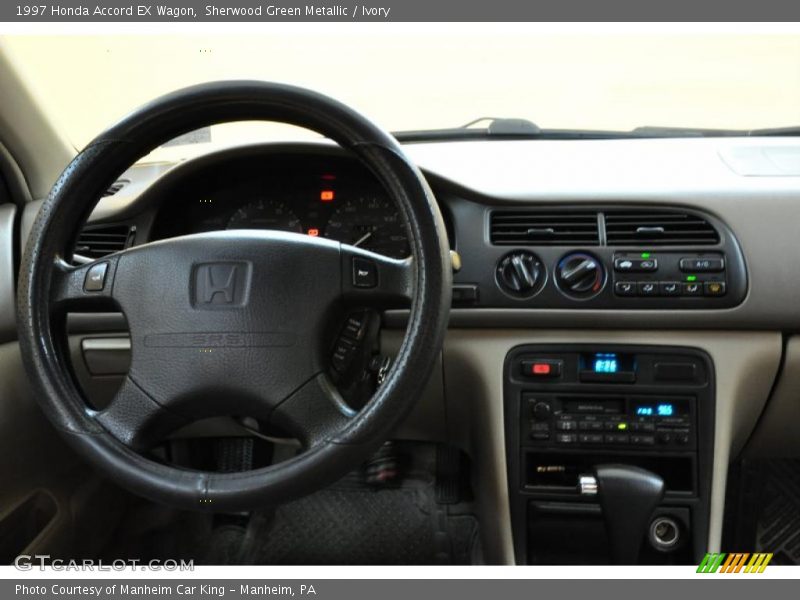 Sherwood Green Metallic / Ivory 1997 Honda Accord EX Wagon