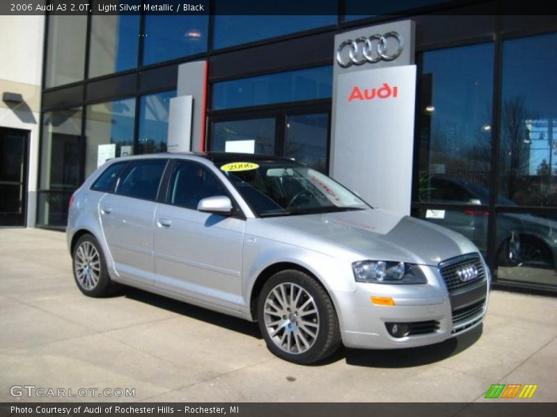 Light Silver Metallic / Black 2006 Audi A3 2.0T