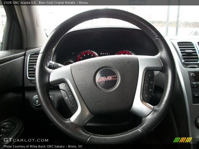 Blue-Gold Crystal Metallic / Ebony 2008 GMC Acadia SLE