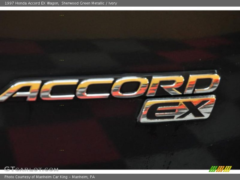 Sherwood Green Metallic / Ivory 1997 Honda Accord EX Wagon
